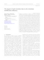 The impact of melt retention time on the strontium modification efficiency
