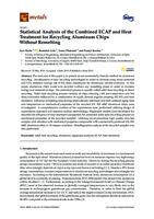Statistical Analysis of the Combined ECAP and Heat Treatment for Recycling Aluminum Chips Without Remelting