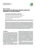 Characterization of Ladle Furnace Slag from Carbon Steel Production as a Potential Adsorbent