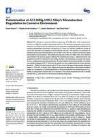prikaz prve stranice dokumenta Determination of Al-2.18Mg-1.92Li Alloy’s Microstructure Degradation in Corrosive Environment
