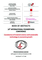 prikaz prve stranice dokumenta "Book of Abstracts of 18th International Foundrymen Conference: Coexistence of Material Science and Sustainable Tehnology in Economic Growth"